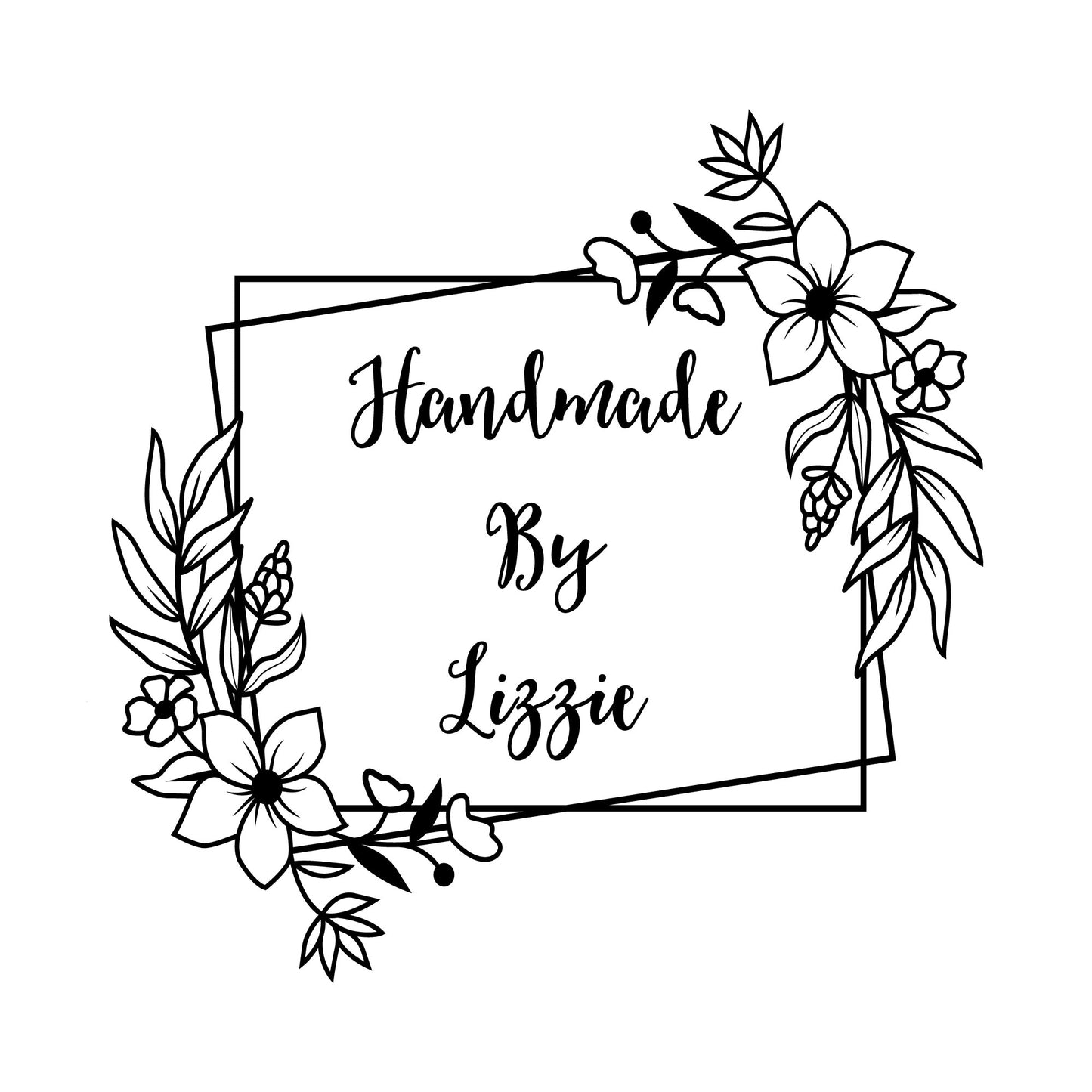 Personalised Laser Rubber Stamps - Handmade By: Corner Bouquets