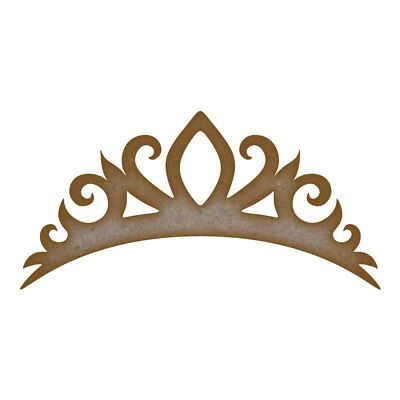Tiara MDF Laser Cut Craft Blanks in Various Sizes