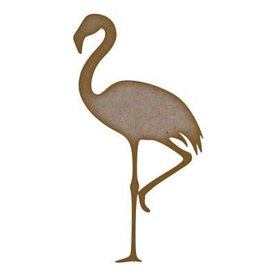 Flamingo MDF Laser Cut Craft Blanks in Various Sizes