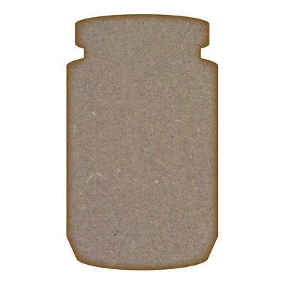 Jar MDF Laser Cut Craft Blanks in Various Sizes