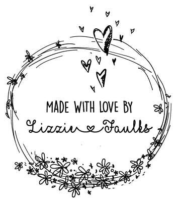 Personalised Laser Cut Rubber Stamp - Handmade By: Sketchy Hearts and Flowers