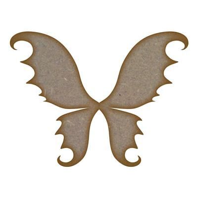 Fairy Wings MDF Laser Cut Craft Blanks in Various Sizes