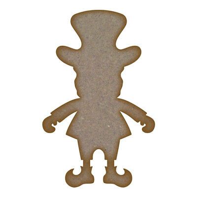 Leprechaun MDF Laser Cut Craft Blanks in Various Sizes