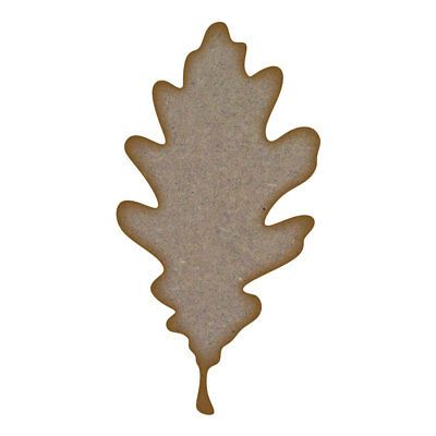 Oak Leaf MDF Laser Cut Craft Blanks in Various Sizes
