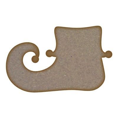 Elf Shoe MDF Laser Cut Craft Blanks in Various Sizes