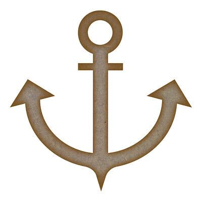 Anchor MDF Laser Cut Craft Blanks in Various Sizes