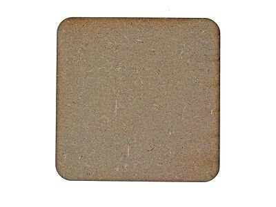 MDF Craft Blanks Coasters (100mm x 100mm)