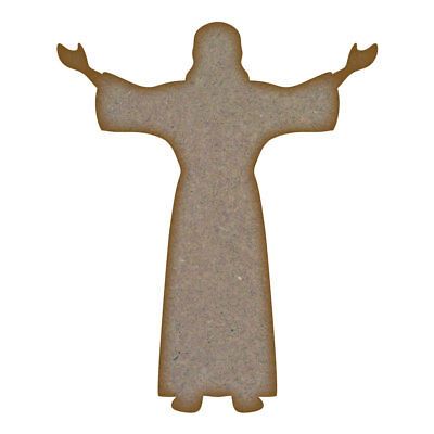 Jesus MDF Laser Cut Craft Blanks in Various Sizes
