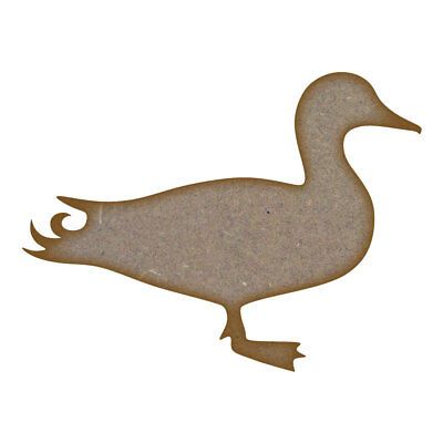 Duck (Design 2) MDF Laser Cut Craft Blanks in Various Sizes