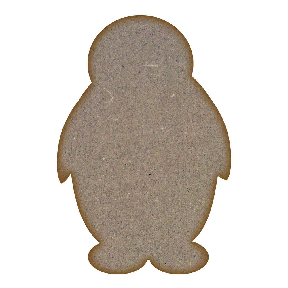 Penguin MDF Laser Cut Craft Blanks in Various Sizes