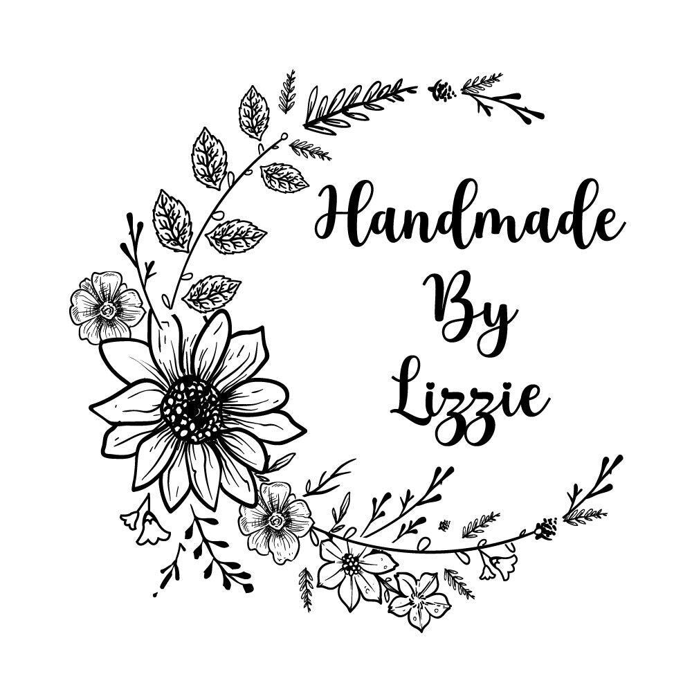 Personalised Laser Rubber Stamps - Handmade By: Sunflower Wreath