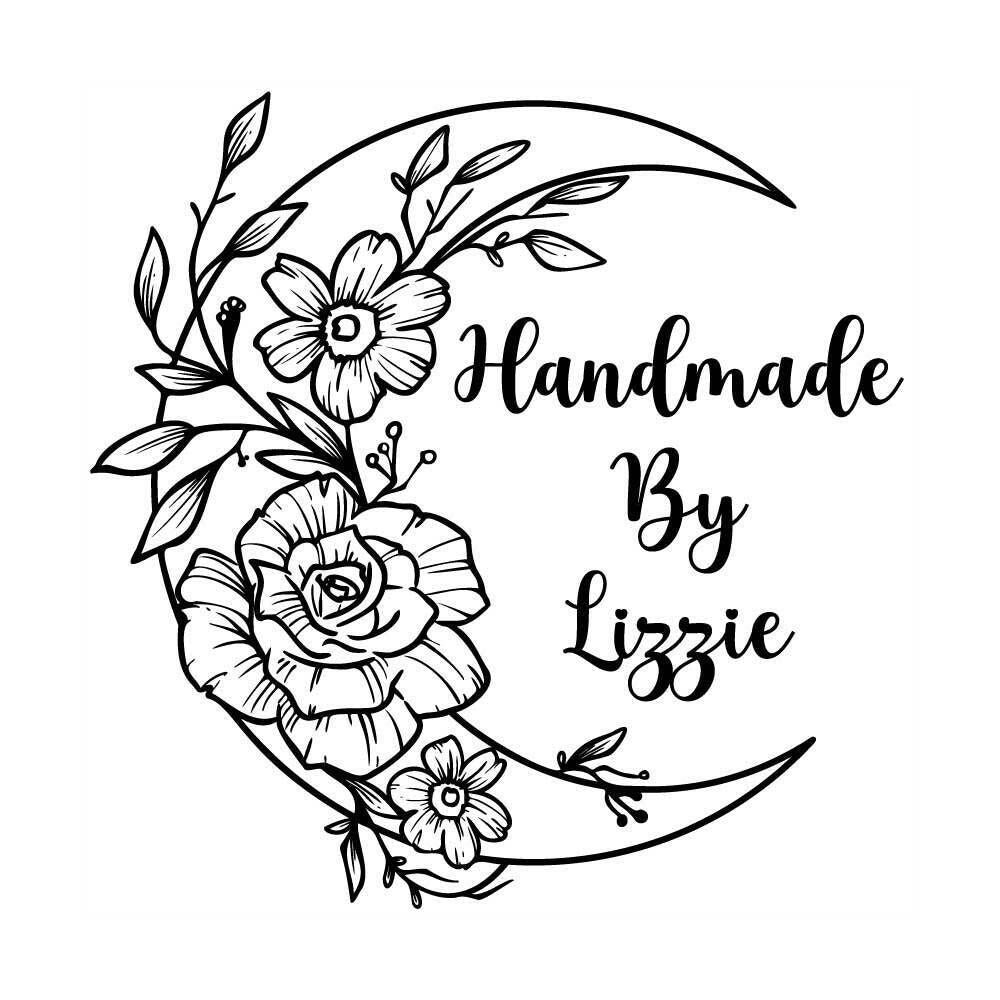 Personalised Laser Rubber Stamps - Handmade By: Flower Moon
