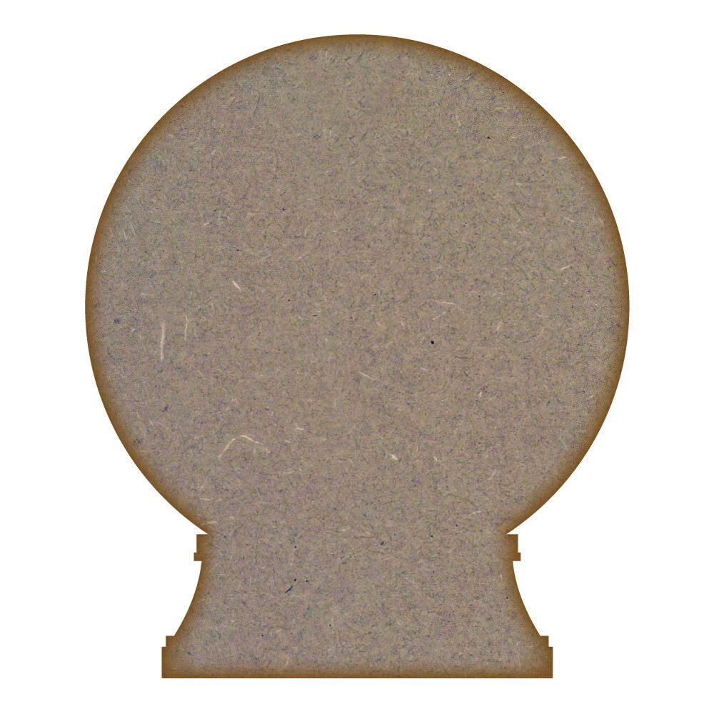 Snow Globe - MDF Laser Cut Craft Blanks in Various Sizes