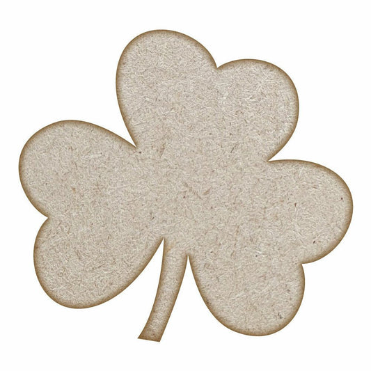 Shamrock MDF Laser Cut Craft Blanks in Various Sizes