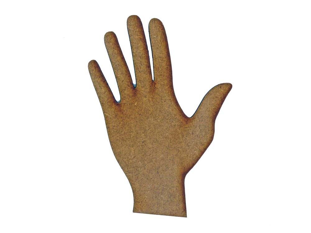 Hand MDF Laser Cut Craft Blanks in Various Sizes