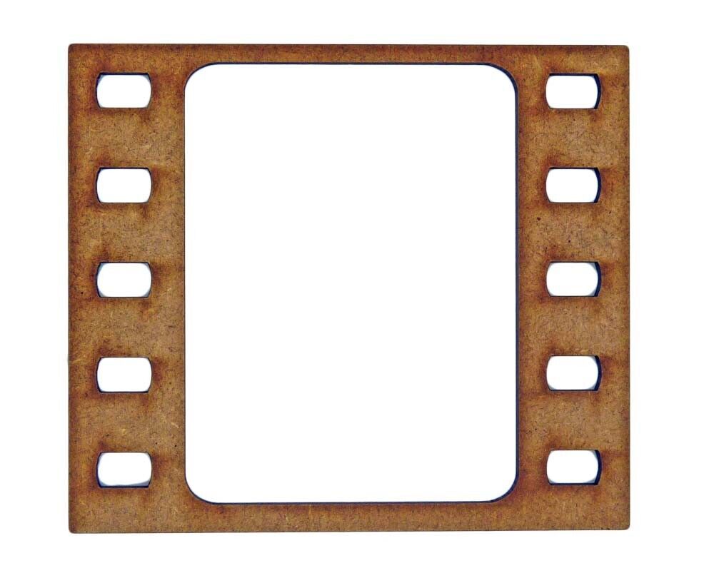 Filmstrip MDF Laser Cut Craft Blanks in Various Sizes