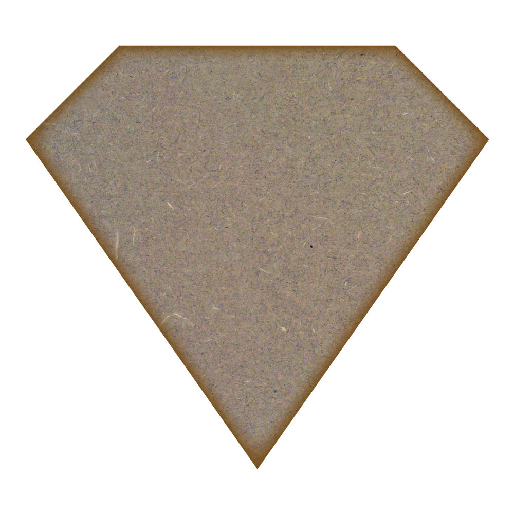 Diamond MDF Laser Cut Craft Blanks in Various Sizes