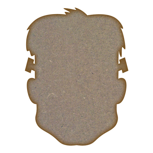 Frankenstein Head  MDF Laser Cut Craft Blanks in Various Sizes