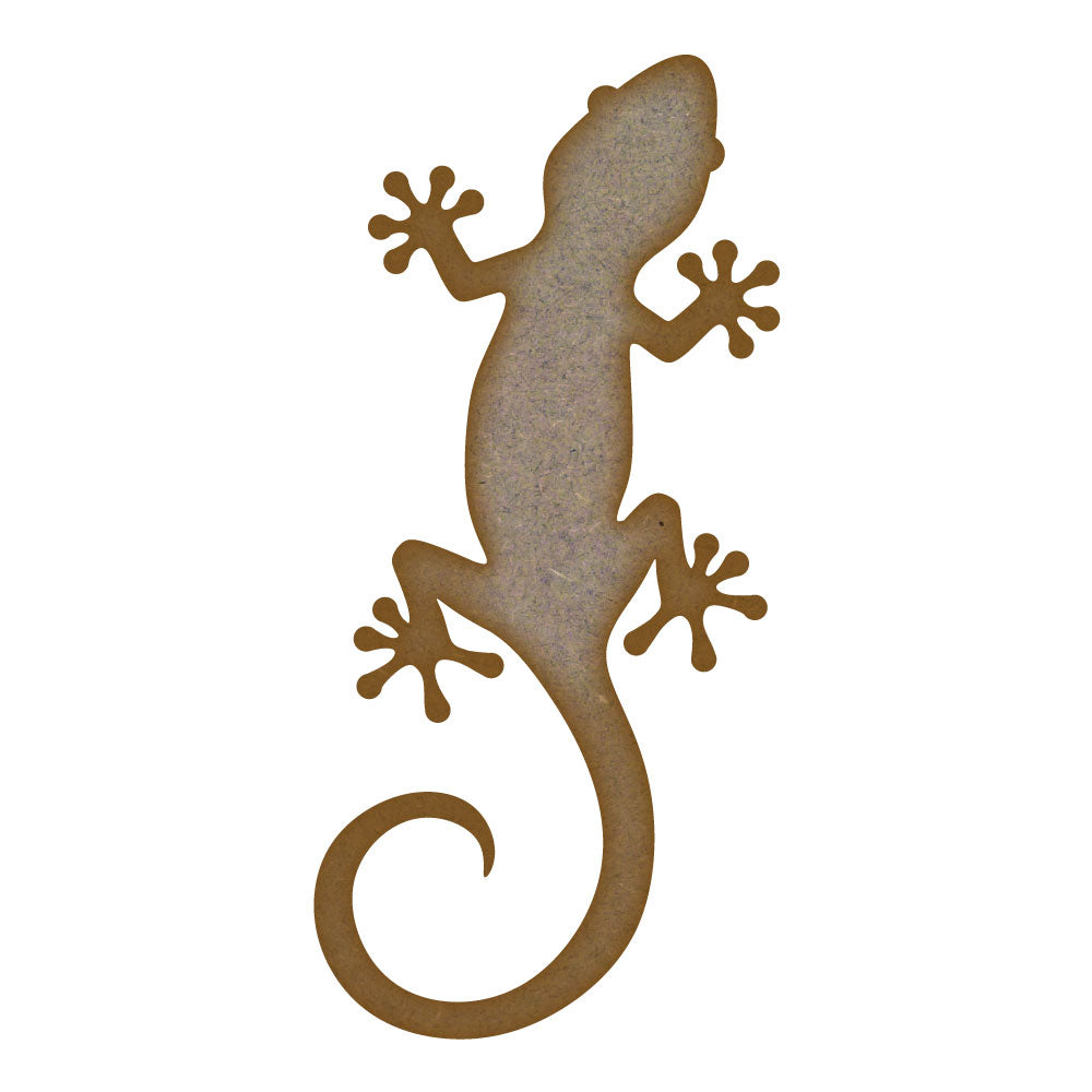 Gecko MDF Laser Cut Craft Blanks in Various Sizes