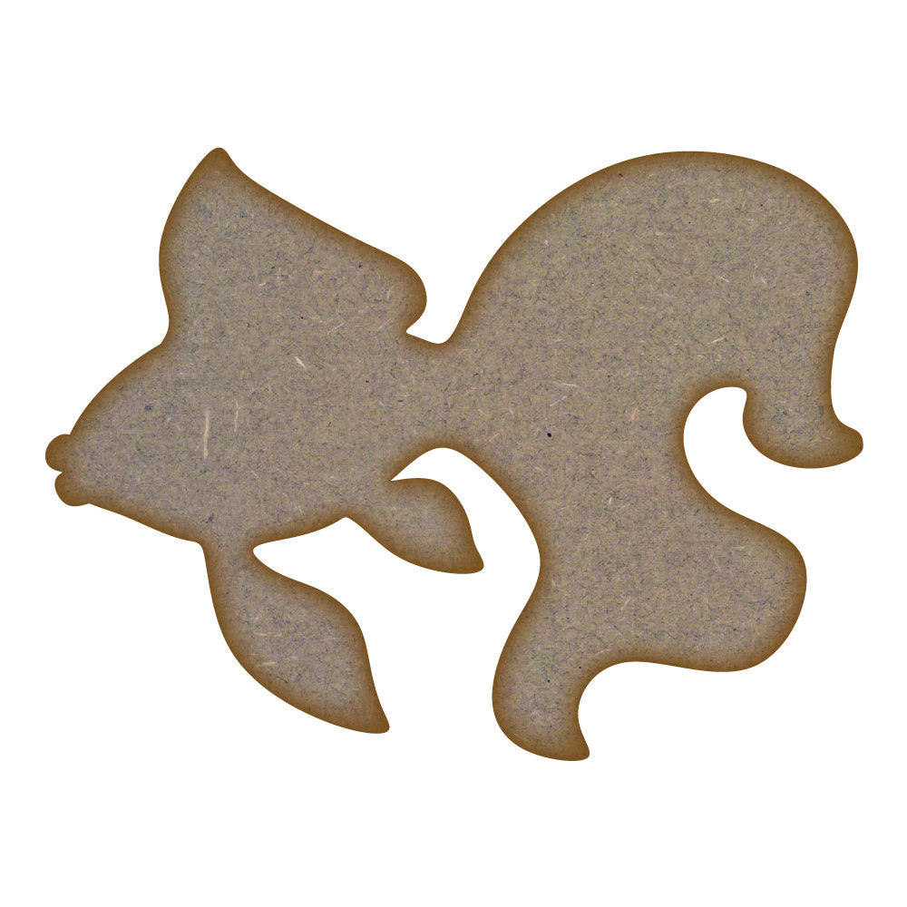 Goldfish MDF Laser Cut Craft Blanks in Various Sizes