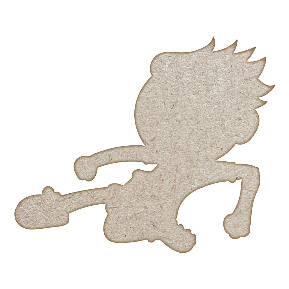 Kid Footballer (Design 2) MDF Laser Cut Craft Blanks in Various Sizes