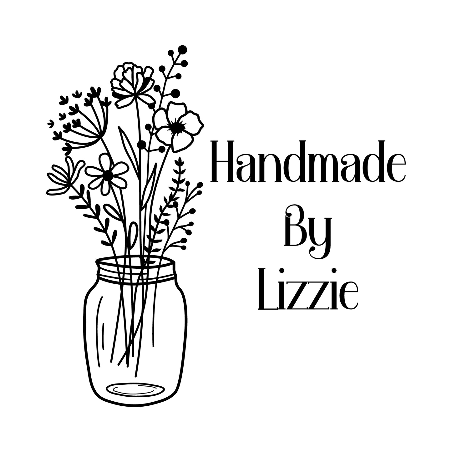 Personalised Laser Rubber Stamps - Handmade By: Mason Jar
