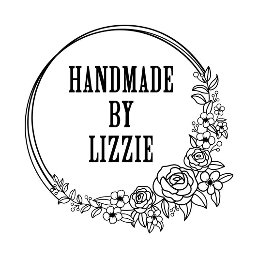 Personalised Laser Rubber Stamps - Handmade By: Delicate Flowers (Design 2)