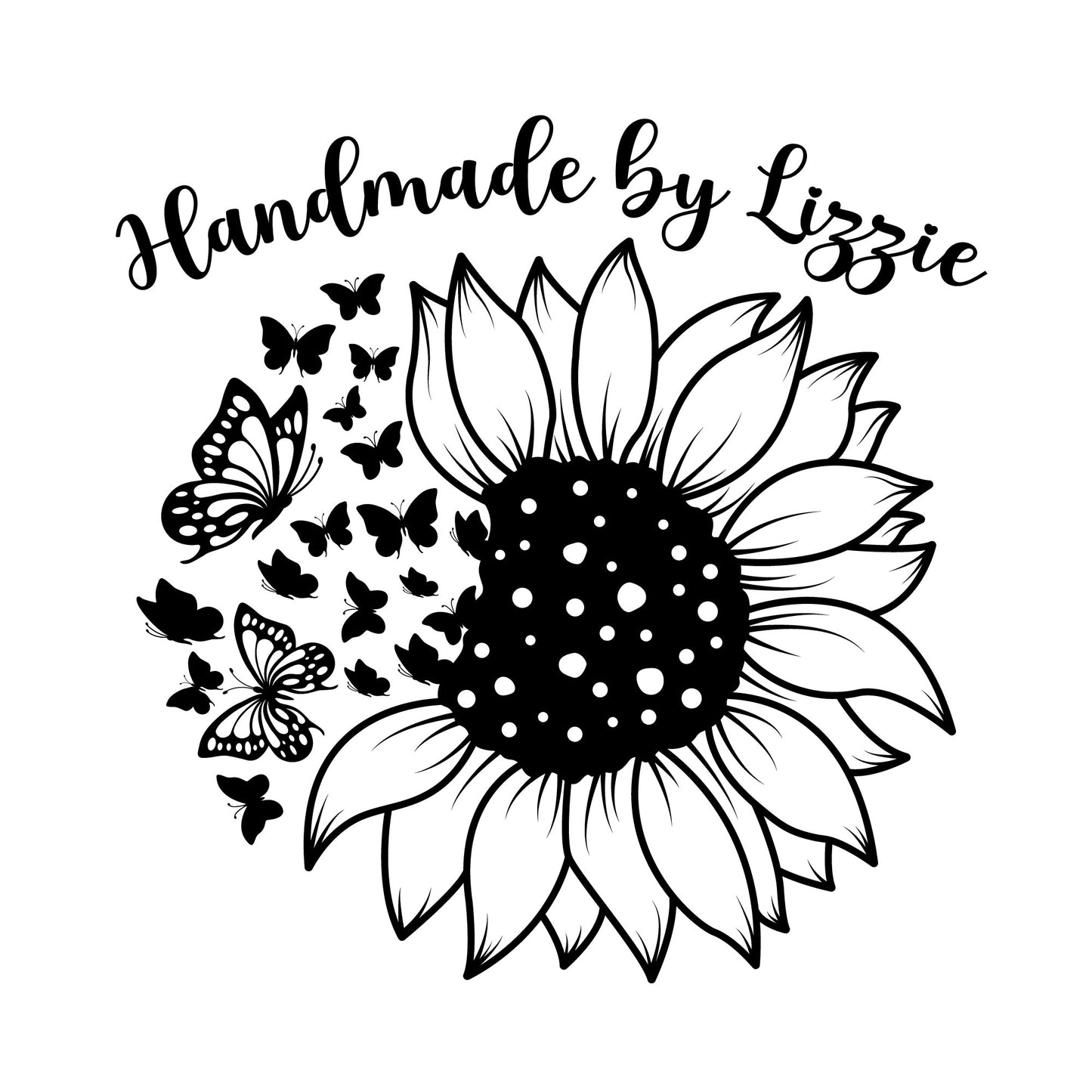 Personalised Laser Rubber Stamps - Handmade By: Sunflower Butterflies