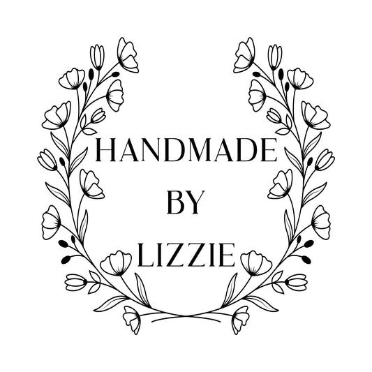 Personalised Laser Rubber Stamps - Handmade By: Flowers