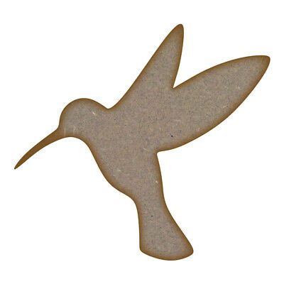 Humming Bird MDF Laser Cut Craft Blanks in Various Sizes