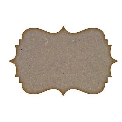 MDF Plaque (Design 3) MDF Laser Cut Craft Blanks in Various Sizes