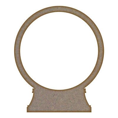 Snow Globe Frame - MDF Laser Cut Craft Blanks in Various Sizes