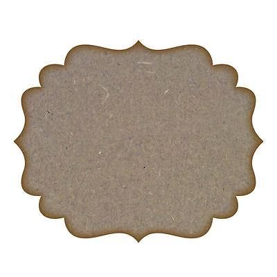 MDF Craft Blank Shapes - Plaque 4 MDF Laser Cut Craft Blanks in Various Sizes (182mm x 148mm)