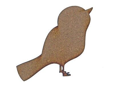 Bird (Design 2) MDF Laser Cut Craft Blanks in Various Sizes