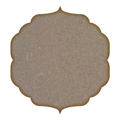 Plaque 7 MDF Laser Cut Craft Blanks in Various Sizes