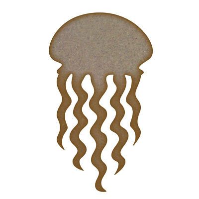 Jellyfish MDF Laser Cut Craft Blanks in Various Sizes