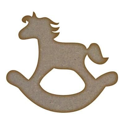 Rocking Horse MDF Laser Cut Craft Blanks in Various Sizes