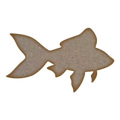 Fish MDF Laser Cut Craft Blanks in Various Sizes