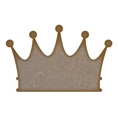 Crown MDF Laser Cut Craft Blanks in Various Sizes