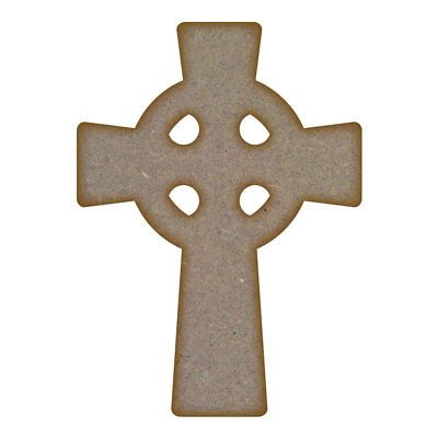 Celtic Cross MDF Laser Cut Craft Blanks in Various Sizes
