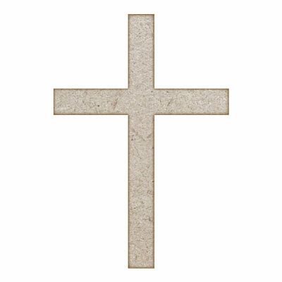 plain cross MDF Laser Cut Craft Blanks in Various Sizes