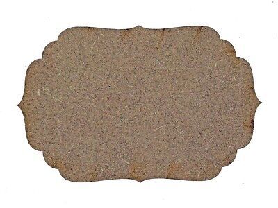 Plaques (Design 1) MDF Laser Cut Craft Blanks in Various Sizes