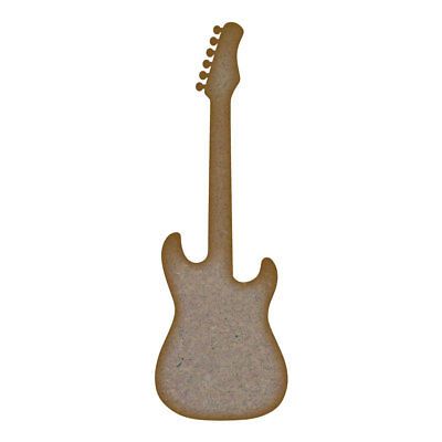 Guitar (Design 2) MDF Laser Cut Craft Blanks in Various Sizes