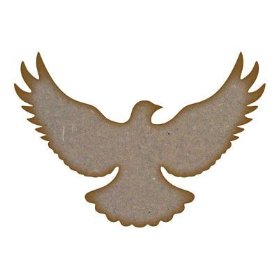 Flying Dove MDF Laser Cut Craft Blanks in Various Sizes