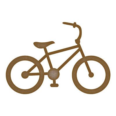 Bike MDF Laser Cut Craft Blanks in Various Sizes