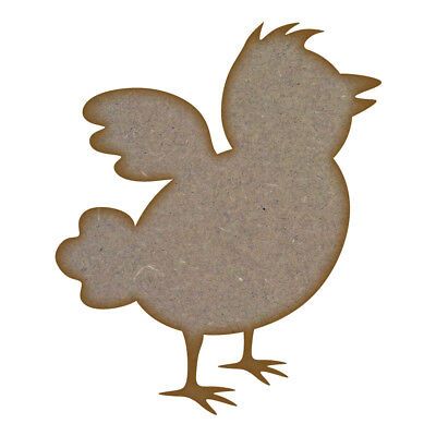Chick MDF Laser Cut Craft Blanks in Various Sizes