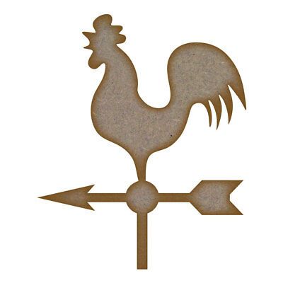 Weather Vane MDF Laser Cut Craft Blanks in Various Sizes
