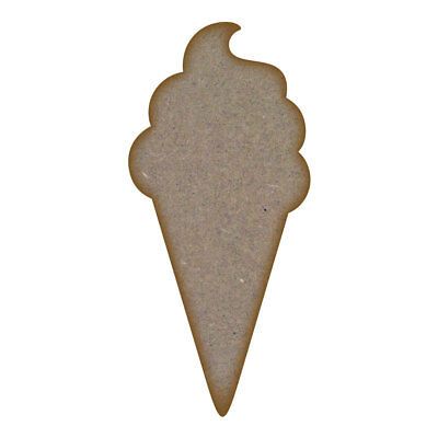 Ice Cream MDF Laser Cut Craft Blanks in Various Sizes