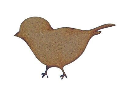 Bird (Design 3) MDF Laser Cut Craft Blanks in Various Sizes