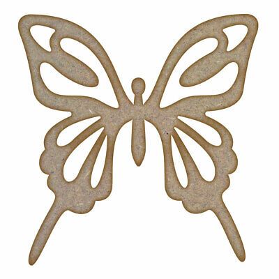 Butterfly (Design 5) MDF Laser Cut Craft Blanks in Various Sizes